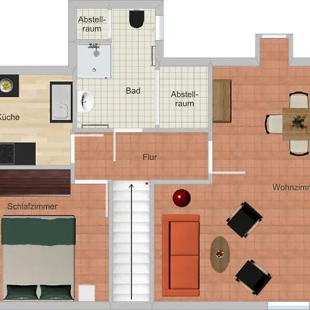 Ferienwohnung Mowe - A22425 Apartament Dierhagen